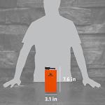 Stanley 8 oz Insulated Wide Mouth Flask - Blaze Orange