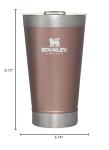 Stanley Stay-Chill 16 oz Beer Tumbler - Rose Quartz