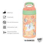 Zak Designs Unicorn & Shells Kids Water Bottles