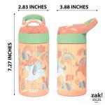 Zak Designs Unicorn & Shells Kids Water Bottles