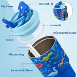 Pawtong 13.5oz Kids Insulated Tumbler Set