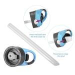 Kids Insulated Water Bottle with Straw and Handle