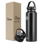 Dione 40 oz Black Insulated Water Bottle