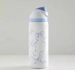 Owala FreeSip Blue Bow Insulated Water Bottle 32 oz