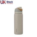 Owala 32oz Gingham Blue Travel Tumbler