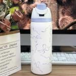 32 oz Owala FreeSip Tied and True Blue Bottle