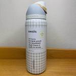 Owala 32oz Gingham Blue Travel Tumbler