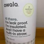Owala 32oz Gingham Blue Travel Tumbler