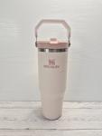 Stanley Rose Quartz 30oz Iceflow Flip Straw Tumbler