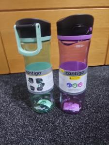 Contigo 720ml Pink Pansy Leak Proof Water Bottle