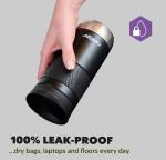 Contigo Byron Snapseal Black Stainless Steel Travel Mug