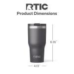 RTIC 30oz Insulated Travel Tumbler with Lid