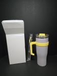 40 oz Insulated Tumbler with Handle & Straw