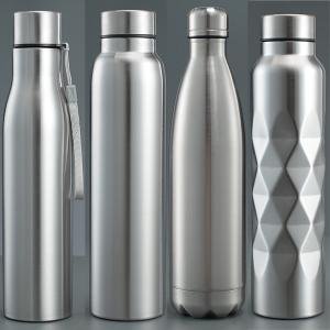 750ml/1000ml Stainless Steel Sports Water Bottle