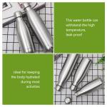 Leakproof Stainless Steel Water Bottle for Outdoor Adventures