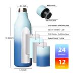 25 oz Stainless Steel Insulated Water Bottle