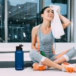 LUNATE 32oz Wide Mouth Water Bottle with 3 Lids