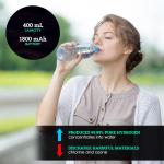H2Wellness Portable Hydrogen Water Bottle, 400ml