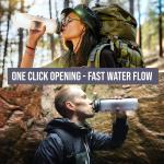 32oz Insulated Sports Water Bottle with Flip Top