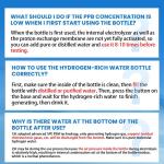 Hydrogen Water Bottle with Advanced SPE Technology