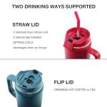 EALGRO 50 oz Insulated Tumbler with Handle