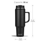 EALGRO 50 oz Insulated Tumbler with Handle