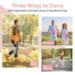 Insulated Water Bottle Carrier Bag with Phone Pocket