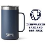 YETI 24 oz Vacuum Insulated Mug, Navy