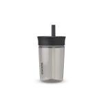 Owala Kids 15 Oz Spill-Resistant Tumbler - Black/Gray
