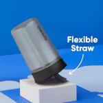 Owala Kids 15 Oz Spill-Resistant Tumbler - Black/Gray