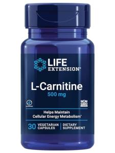 Life Extension L-Carnitine 500 mg for Energy
