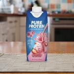 Strawberry Protein Shake - 30g Complete Protein, 12 Pack