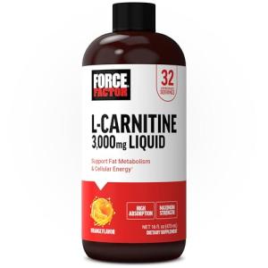Force Factor L-Carnitine Liquid 3000mg for Fat Loss