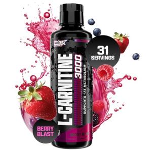Nutrex L-Carnitine 3000 Berry Blast Shots