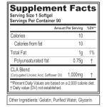 Evlution CLA 1000mg Weight Loss Pills - 90 Count
