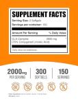 CLA Softgels - 2000mg Safflower Supplement, 300 Count