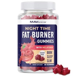 Nighttime Fat Burner Gummies for Sleep and Weight Loss
