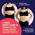 Nighttime Fat Burner Gummies for Sleep and Weight Loss