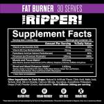 JNX SPORTS The Ripper Fat Burner - Dark Grape