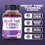 Sugar-Free Nighttime Fat Burner Gummies - Raspberry Flavor