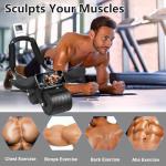 Ab Roller Wheel with Timer and Knee Mat