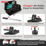 Vinsguir Ab Roller Wheel for Core Strength Workout