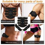 SPORTLIMIT Muscle Stimulator for Abs, Arms, Legs