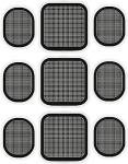 Replacement Gel Pads for Abs Belts – 9pcs