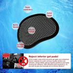 LEKEONE Abdominal Belt Replacement Gel Pads Set