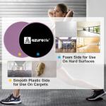 Azurelife Dual-Sided Core Sliders for Home Workouts