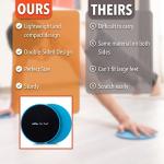 Core Sliders Workout Discs - 2 Pack Set