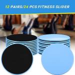 Jenaai 24 Pcs Core Sliders for Group Workouts