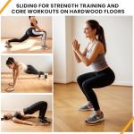 MUYOS Exercise Sliders for Core Workouts (2 Pack)