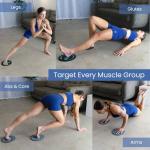 Purple Gliding Discs for Full Body Workouts